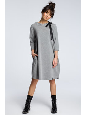 BeWear BeWear Každodenní šaty B070 Šedá Baggy Fit
