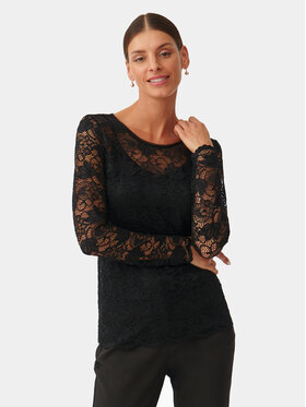 TATUUM Tatuum Blúzka Larena T2322.050 Čierna Slim Fit