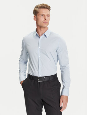 Calvin Klein Calvin Klein Риза LV04LB145G Светлосиньо Slim Fit