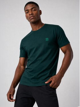 Good Luck Good Luck T-Shirt Koniczyna klasyczna 131689 Zielony Regular Fit