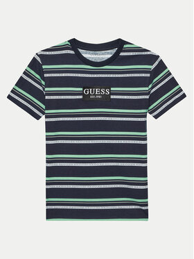 Guess Guess T-shirt L4YI24 K8HM3 Tamnoplava Regular Fit