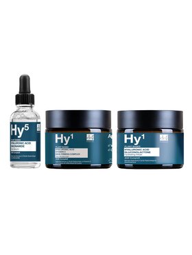 Dr Botanicals Dr Botanicals Apteka Kwas Hialuronowy Nawilżający Dzień + Serum do Oczu + Maska Zestaw do pielęgnacji