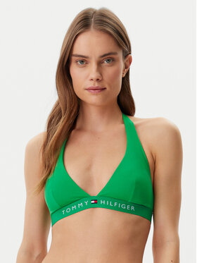 Tommy Hilfiger Tommy Hilfiger Góra od bikini UW0UW05813 Zielony