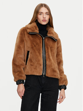 Dixie Dixie Γούνα V330K002A Καφέ Regular Fit