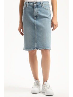 Cross Jeans Cross Jeans Spódnica jeansowa B 304-005 Niebieski Regular Fit