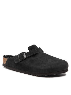 Birkenstock Birkenstock Klapki Boston Vl/Sheraling 0259881 Czarny