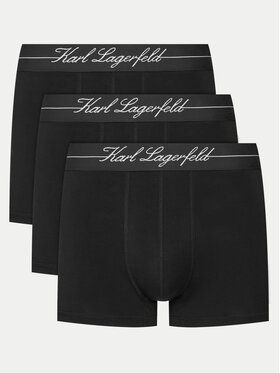 KARL LAGERFELD KARL LAGERFELD Komplet 3 par bokserek A1M47089 Czarny