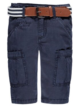 Kanz Kanz Szorty materiałowe 1714475-3043 Granatowy Basic Fit