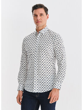 Pako Lorente Pako Lorente Koszula P25WF-1X-056 Biały Slim Fit