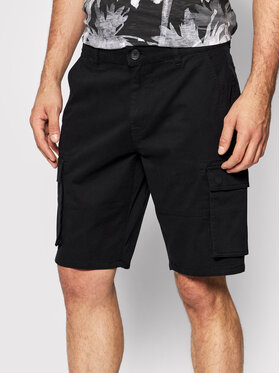 Only & Sons Only & Sons Szövet rövidnadrág Cam 22016689 Fekete Regular Fit