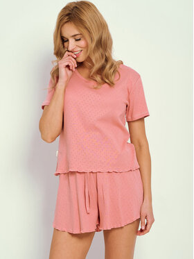 Taro Taro Piżama T3328-01 Koralowy Basic Fit