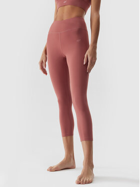 4F 4F Legíny 4FAW23TFTIF155 Červená Slim Fit