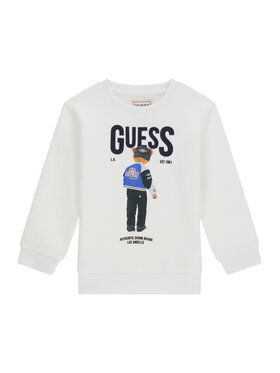 Guess Guess Mikina N6RQ03 KAD74 Biela Regular Fit