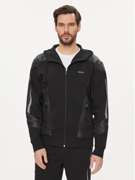 BOSS Boss Majica dugih rukava Saggon 50504895 Crna Relaxed Fit