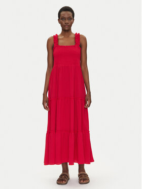 Iconique Iconique Vasaras kleita IC25-009 Sarkans Regular Fit