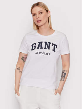 Gant Gant Футболка Md Ss 4200233 Білий Regular Fit
