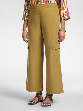 Elena Mirò Elena Mirò Pantaloni di tessuto P027P000482N028 Marrone Regular Fit