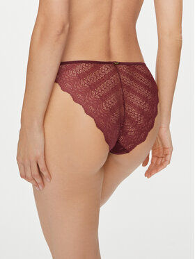 Calvin Klein Underwear Klasične Spodnje Hlačke 000QF7503E Bordo Rdeča