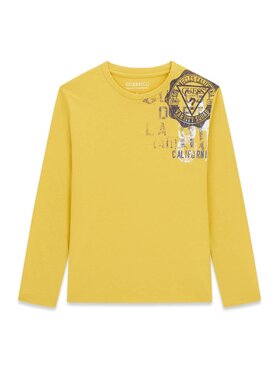 Guess Kids Guess Kids T-Shirt 183144 Žlutá Classic Fit