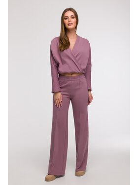 BeWear BeWear Teplákové nohavice B296 Fialová Comfortable Fit