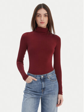 Wolford Wolford Боді Colorado 75083 Бордовий Slim Fit