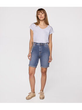 Lee Cooper Lee Cooper Bermudy BECKY 1223 Niebieski Regular Fit
