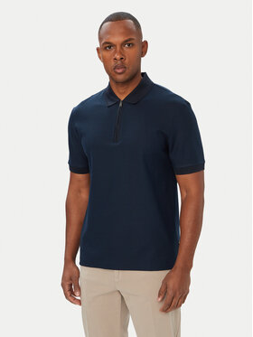 BOSS BOSS Polokošile H-Pei 88 50565320 Tmavomodrá Regular Fit