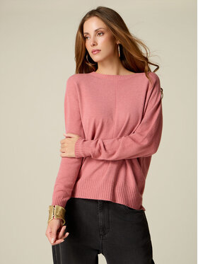 Oltre Oltre Maglione M153E002162N006 Rosa Regular Fit