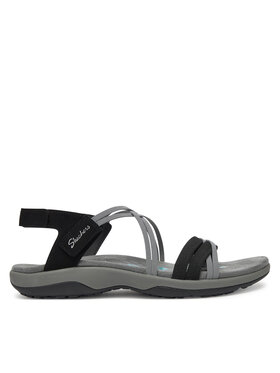 Skechers Skechers Босоніжки Reggae Slim-Takes Two 163112/BKCC Чорний
