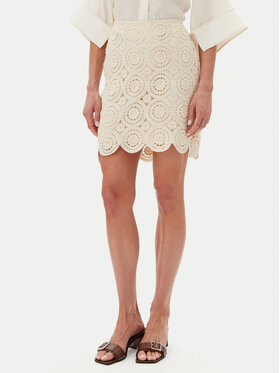 Vila Vila Minigonna Risse 14105865 Beige Regular Fit