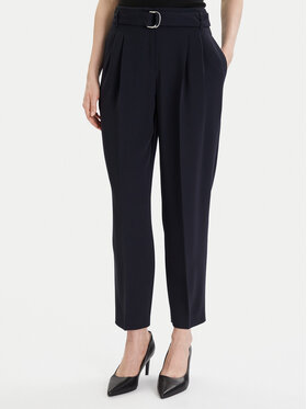 BOSS Boss Spodnie materiałowe Tapiah 50490037 Granatowy Regular Fit