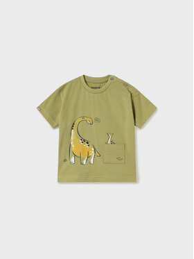Mayoral Mayoral T-Shirt 1027 Zielony Regular Fit