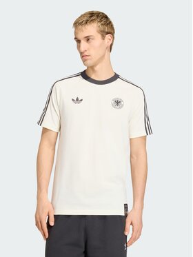 adidas adidas Koszulka techniczna 161699 Kremowy Slim Fit