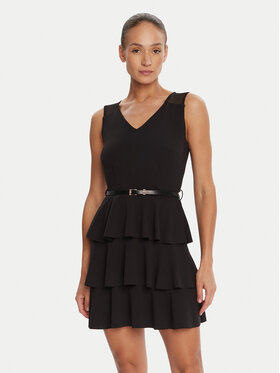 Rinascimento Rinascimento Коктейлна рокля CFC0126150003 Черен Regular Fit