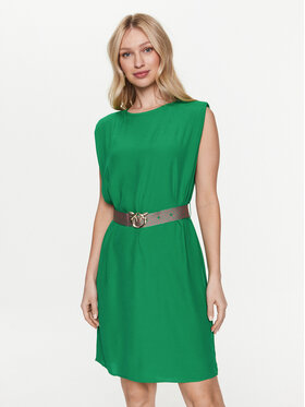 Pinko Pinko Φόρεμα καθημερινό 101138 A0US Πράσινο Regular Fit