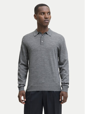 Jack & Jones Jack & Jones Sveter Merino 12281757 Sivá Regular Fit