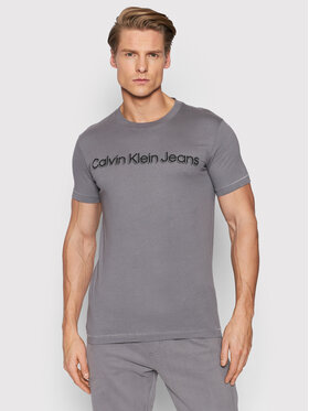 Calvin Klein Jeans Calvin Klein Jeans Póló J30J319714 Szürke Slim Fit