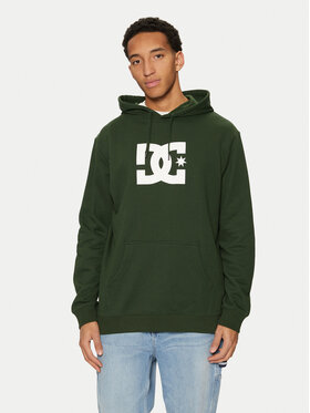 DC Shoes DC Shoes Pulóver Star ADYSF03099 Zöld Relaxed Fit