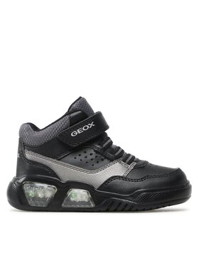 Geox Geox Sneakersy J Illuminus Boy J36GVB 05411 C0005 M Czarny
