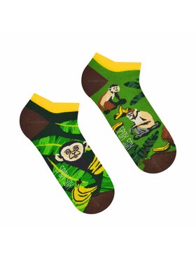Spox Sox Spox Sox Skarpety stopki unisex Małpy Kolorowy