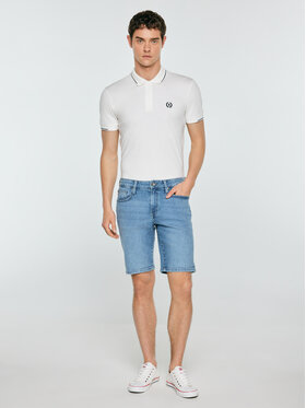 BIG STAR BIG STAR Szorty materiałowe ADEN Niebieski Slim Fit