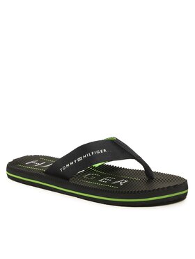 Tommy Hilfiger Tommy Hilfiger Japonki Massage Footbed Beach Sandal FM0FM04474 Granatowy