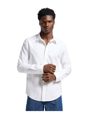 Lee Lee Koszula 112363908 Biały Regular Fit