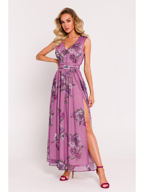 Made of Emotion Made of Emotion Sukienka koktajlowa M781 Różowy Generous Fit