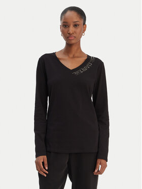 Liu Jo Sport Liu Jo Sport Blúzka TA6053 JS003 Čierna Regular Fit