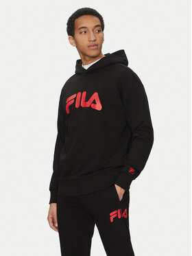 Fila Fila Μπλούζα Landogne FAM0872 Μαύρο Regular Fit