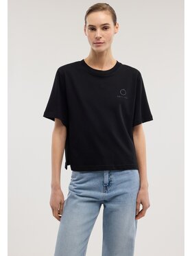 Trussardi Trussardi T-Shirt G1326000239N033 Czarny Regular Fit