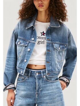 Tommy Jeans Tommy Jeans Giacca di pelle TOMMY GIRL OVSZ CRP Blu Girl Fit