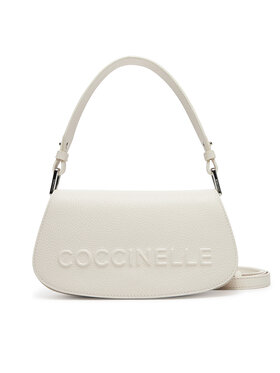 Coccinelle Coccinelle Geantă QBB Coccinelle Myrtha Maxi Logo E5 QBB 52 01 01 Alb