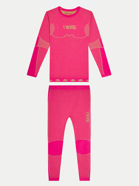 Viking Viking Набір термоактивної білизни Riko Kids Set 500/14/3030/48 Рожевий Skinny Fit